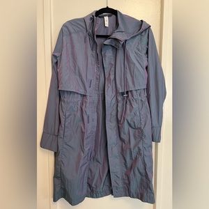 All In Motion iridescent trench coat